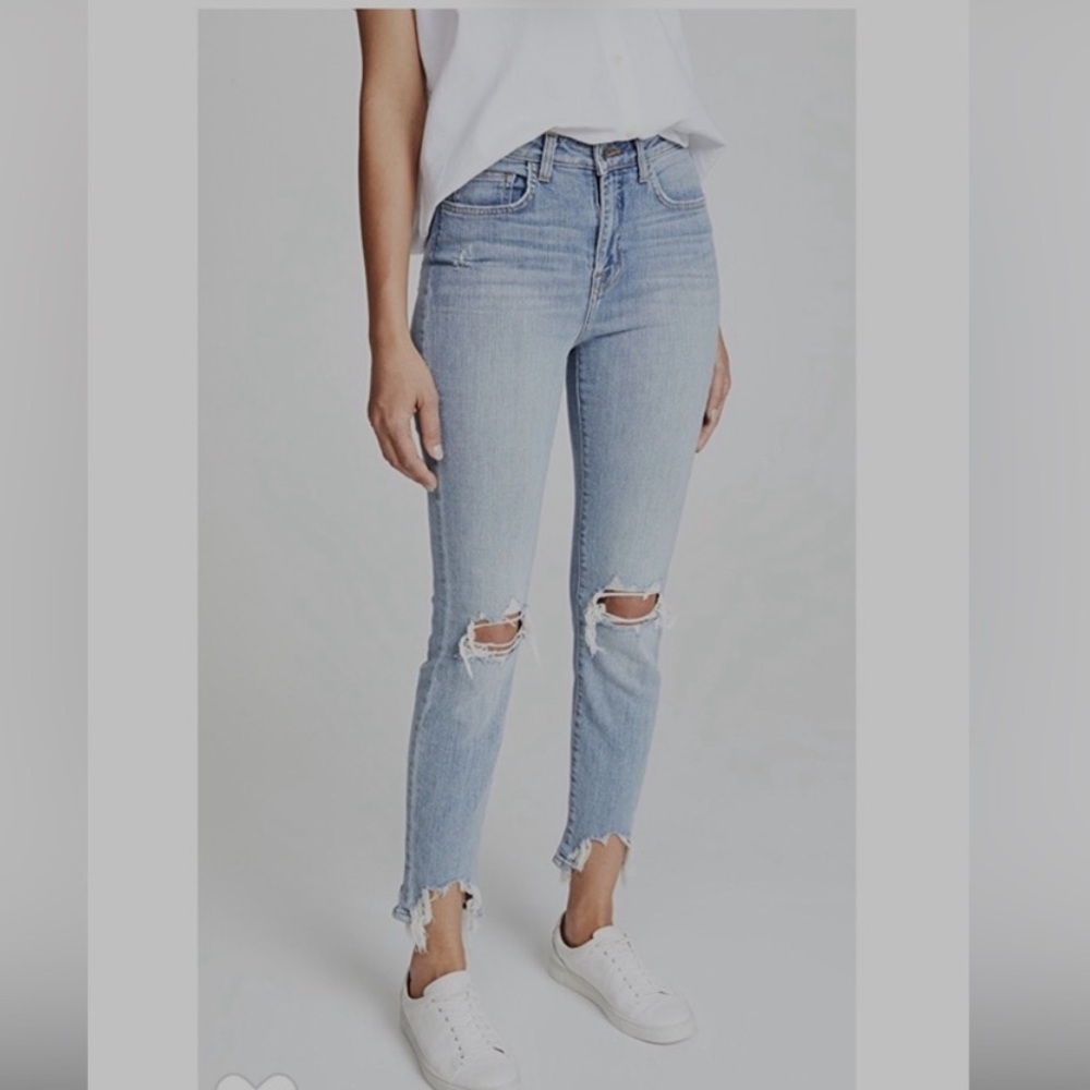 L’AGENCE High Line Distressed Skinny Jean